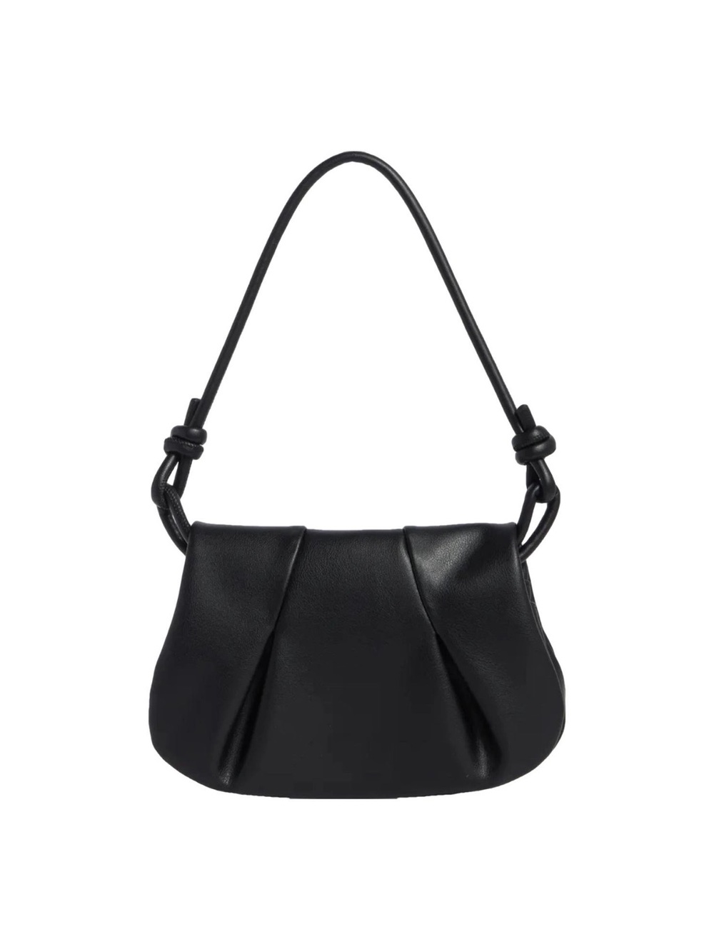 NWOT BCBG MaxAzria Black Knot-Detail Shoulder Bag